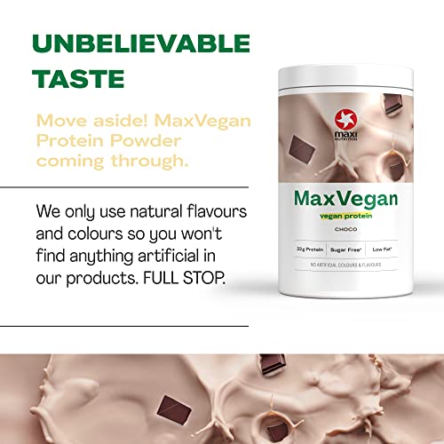 MaxiNutrition - MaxVegan Protein Powder, Chocolate - Plant Based Protein Food Supplement MaxiNutritionBuy Supplements Australia