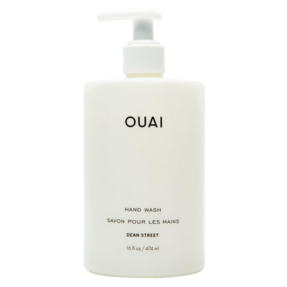 OUAI Hand Wash, Dean Street - Liquid Hand Soap with Jojoba, Avocado, & Rose Hip Oil for Replenished Skin - Gentle Exfoliating Kitchen & Bathroom Soap (16 Fl Oz) OUAIBuy Supplements Australia