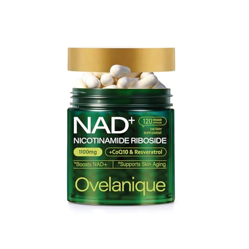 Ovelanique NAD Supplement with Nicotinamide Riboside & Resveratrol |NMNH Supplement Alternative| NAD+ Complex with Quercetin Phytosome & CoQ10 | Liposomal Delivery,120 Capsules(Packaging May Vary) OvelaniqueBuy Supplements Australia