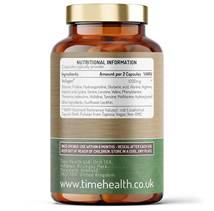 Vollagen® Advanced Vegan Collagen - 18 Amino Acid Complex in Ratio of Collagen Time HealthBuy Supplements Australia