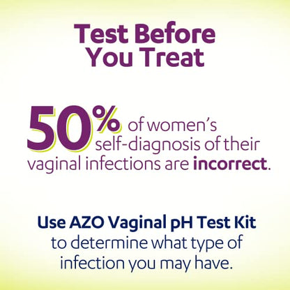 AZO Vaginal pH Test Kit, Clinically-Tested Vaginal Infection Test Kit, Fast & Accurate Results AZOBuy Supplements Australia