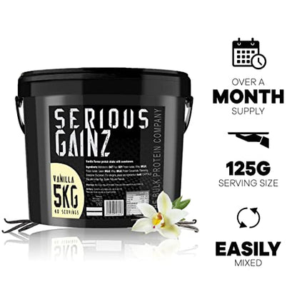 The Bulk Protein Company, SERIOUS GAINZ - Whey Protein Powder - Weight Gain, Mass Gainer The Bulk Protein CompanyBuy Supplements Australia