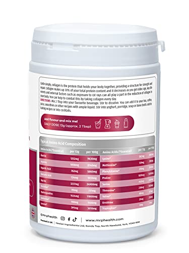 Mr.P Health Pure Collagen Peptides 400g Types I III Food Supplement Unflavoured Powder MR.P HealthBuy Supplements Australia