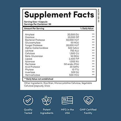 Nucific Digestive Enzyme Supplement to Support Digestion and Nutrient Bioavailability NucificBuy Supplements Australia