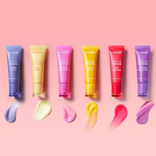 LANEIGE Lip Glowy Balm, Berry: Sheer Tinted Lip Moisturizer with Shea Butter, for Hydrating Shine & Soft Lips