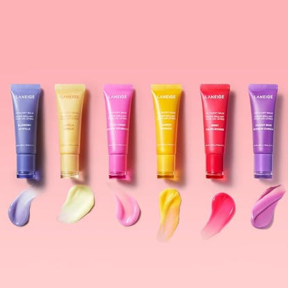 LANEIGE Lip Glowy Balm, Berry: Sheer Tinted Lip Moisturizer with Shea Butter, for Hydrating Shine & Soft Lips