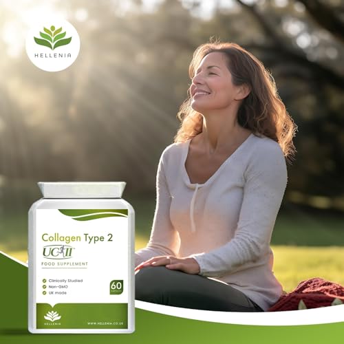 UC-II® Collagen Type 2-40mg - 60 Capsules | Joint Support | Manufactured in The UK HelleniaBuy Supplements Australia