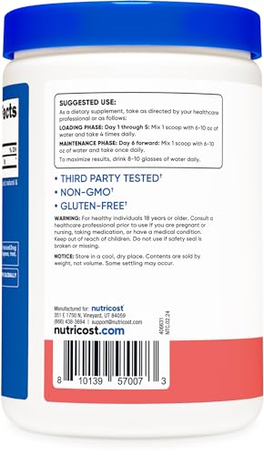 Nutricost Creatine Monohydrate Powder (Watermelon, 500 Gram) - Micronized Creatine NutricostBuy Supplements Australia