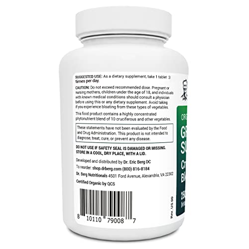 Dr. Berg's Greens Superfood Cruciferous Vegetable Tablets - Vegetable Supplements Dr. Berg NutritionalsBuy Supplements Australia