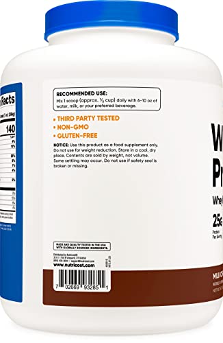 Nutricost Whey Protein Concentrate (Chocolate) 5LBS NutricostBuy Supplements Australia