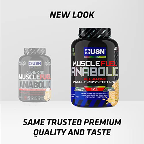 USN Muscle Fuel Anabolic Banana All-in-one Protein Powder Shake (2kg): Workout-Boosting USNBuy Supplements Australia