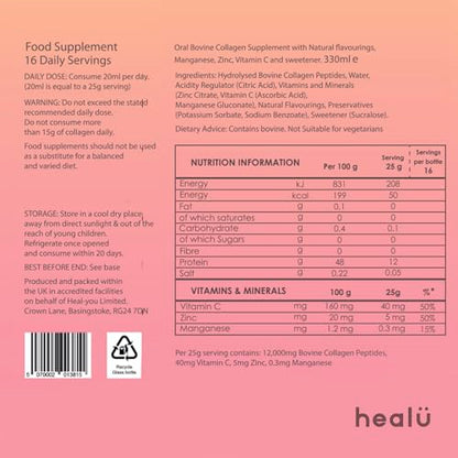 Collagen Supplements for Women, Highest-Dose 12000mg Liquid Collagen Peptides, Bovine Collagen HealuBuy Supplements Australia