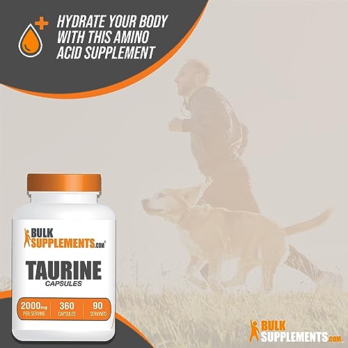 BULKSUPPLEMENTS.COM Taurine Capsules - Taurine Supplement, Taurine 2000mg BULKSUPPLEMENTS.COMBuy Supplements Australia