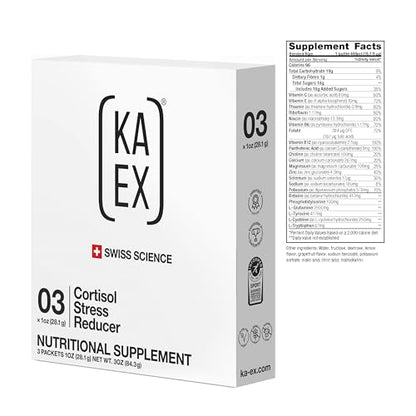 KA EX - Cortisol Stress Reducer for Athletes | Post-Workout Recovery Gamechanger | Clinically Tested and Trusted by Thousands of Pro Athletes | Swiss Science I Vegan (3 Pack) KA EXBuy Supplements Australia