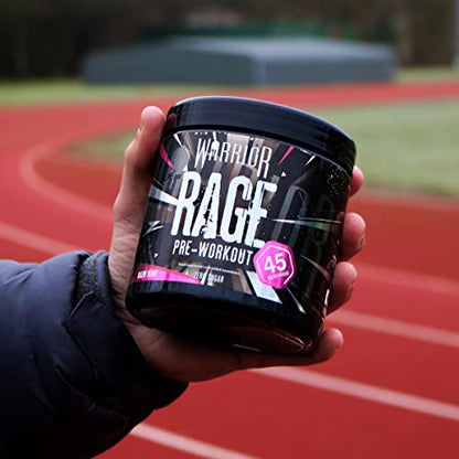 Warrior - RAGE Pre Workout Powder – Lightnin’ Lemonade 392g, WA-RG-045-01 WarriorBuy Supplements Australia