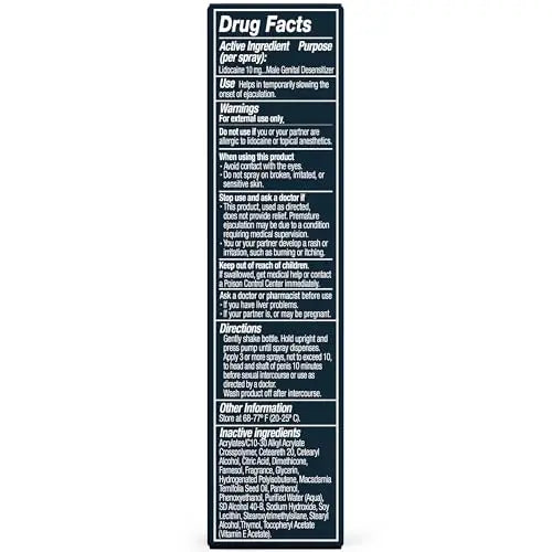 Promescent Desensitizing Delay Spray for Men Clinically Proven to Help You Last Longer in Bed - Better Maximized Sensation + Prolonged Climax for Him,7.4ml Promescent buy supplements Au