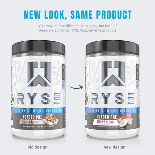 RYSE Up Supplements Loaded Pre Workout Powder Supplement for Men & Women RYSE Up SupplementsBuy Supplements Australia