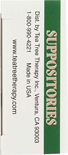 Tea Tree Therapy Vaginal Suppositories with Oil, 6 Count, White Tea Tree TherapyBuy Supplements Australia