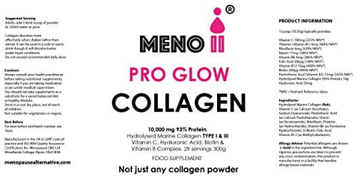 Meno II PRO Glow Marine Collagen Powder 10,000mg - High-Potency Supplements for Women Skin Hydration Meno IIBuy Supplements Australia