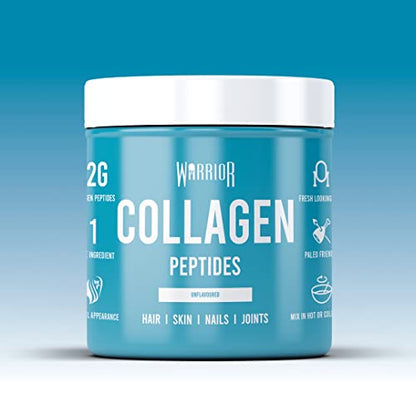 Warrior Collagen Peptides - Collagen Powder - 180g - Made from Premium Bovine Hydrolysed Collagen WarriorBuy Supplements Australia