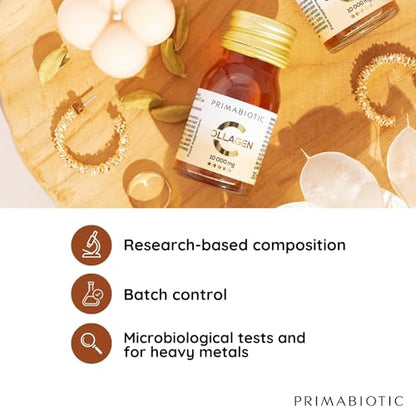 Primabiotic Collagen - Collagen Pack 30 Bottles 30 ml - High Collagen Content [10,000 mg] PRIMABIOTICBuy Supplements Australia