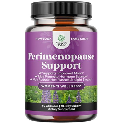 Complete Perimenopause Supplement for Women - Multibenefit Menopause Relief