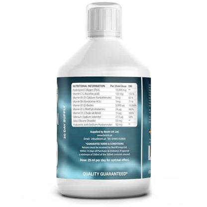 Marine Collagen 2.2 Liquid 10000mg Sugar Free Ready to Drink Berry Flavour, Hyaluronic Acid, Pure Peptide, Vitamin B5, B6, B7, C, D3 Best4GroupBuy Supplements Australia