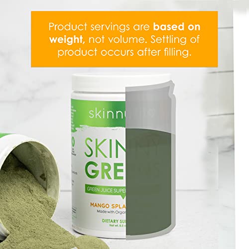 SkinnyFit Mango Splash Skinny Greens, Green Juice Superfood Powder, Natural Energy SkinnyFitBuy Supplements Australia