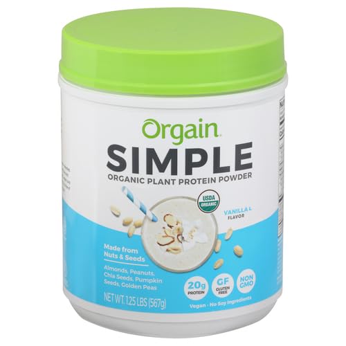 Orgain Organic Simple Vegan Protein Powder, Vanilla - 20g Plant Based Protein OrgainBuy Supplements Australia