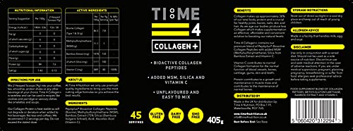 Time 4 Collagen + 45 Servings – Pure Hydrolysed Collagen Powder for Women & Men Time 4 NutritionBuy Supplements Australia