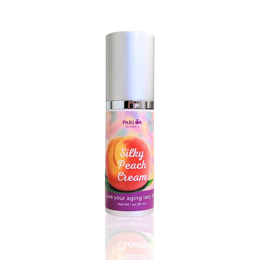 Silky Peach Cream by Parlor Games – Bioidentical Estriol Cream for Women – Menopause Relief for Vaginal Dryness & Vulva Itch – 30ml Bottle (2 Month Supply) Parlor GamesBuy Supplements Australia