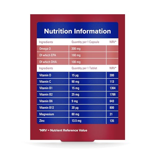 Seven Seas Omega-3 & Multivitamins Man, With B Vitamins and Magnesium, 30-Day Duo Seven SeasBuy Supplements Australia