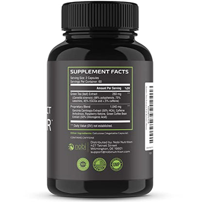 Green Tea Weight Loss Pills with Green Coffee Bean Extract | Belly Fat Burner, Metabolism Nobi NutritionBuy Supplements Australia