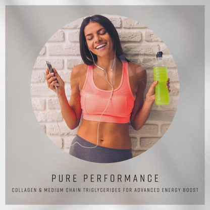Nutrivized Glow Hydrolysed Type 1&3 Collagen with Premium Pure C8 MCT Oil - Vitamin C & Hyaluronic Acid NutrivizedBuy Supplements Australia