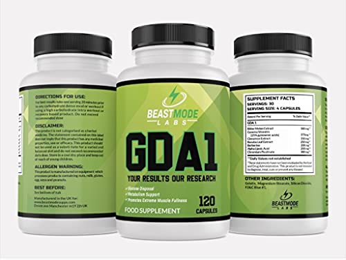 Beastmode Labs GDA1 Glucose Disposal Agent, Contains Berberine BeastModeBuy Supplements Australia