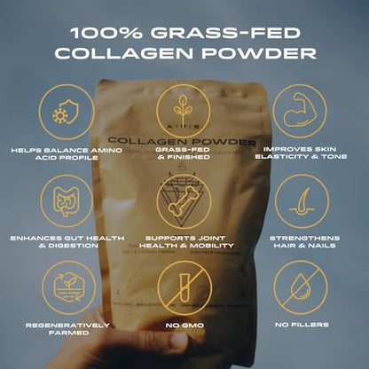 APE Nutrition Collagen Powder Peptides - Type 1 & 3 Bovine Collagen Protein, 100% Grass-Fed & Finished, Ancestral Supplement UK A | P | EBuy Supplements Australia