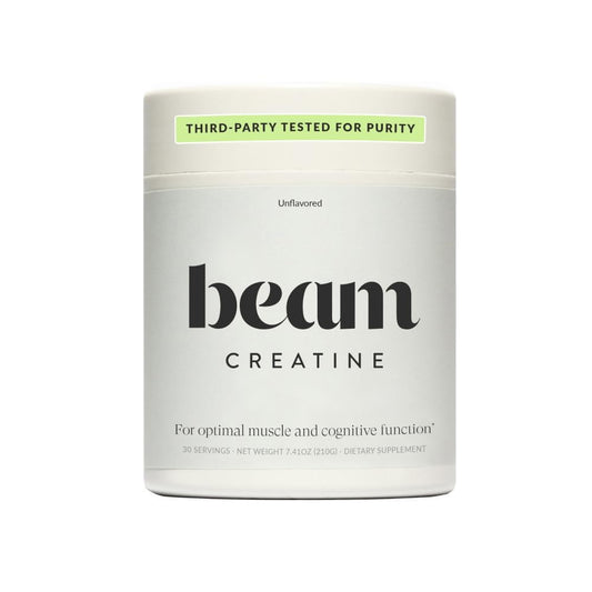 Beam Creatine Monohydrate Powder – 5g Micronized Creatine Monohydrate, Third Party Tested Creatine for Women & Men, Muscle Strength, Growth, Recovery & Cognitive Support, Unflavored, 30 Servings BeamBuy Supplements Australia
