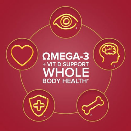 Seven Seas Omega-3 Fish Oil, Max Strength, Omega 3 + Vitamin D For Whole Body Health Seven SeasBuy Supplements Australia