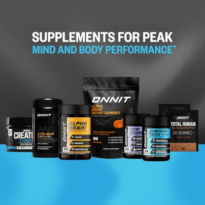 ONNIT Creatine Monohydrate Powder – IGEN™ Non-GMO Tested, 5g Premium Creatine for Muscle Strength, Power & Lean Mass, Supports Brain Health & Cellular Energy, Unflavored, 30 Servings, 5.29 oz 3-Pack ONNITBuy Supplements Australia