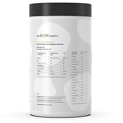 The Body Source Premium Hydrolysed Collagen Powder – 400g Unflavoured Bovine Collagen The Body SourceBuy Supplements Australia