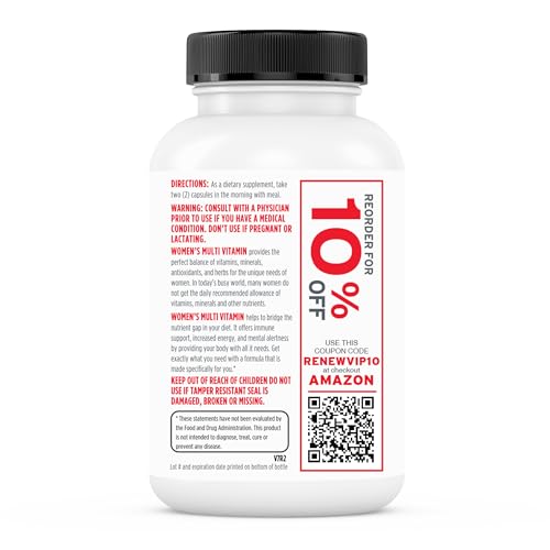 Renew Actives Women's Multi-Vitamin & Antioxidant: Daily Health Supplement for Woman Renew ActivesBuy Supplements Australia