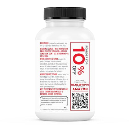 Renew Actives Women's Multi-Vitamin & Antioxidant: Daily Health Supplement for Woman Renew ActivesBuy Supplements Australia