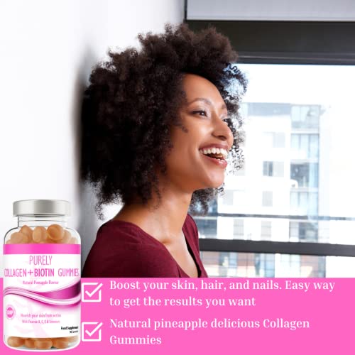 Collagen Gummies with Vitamins for Women Men Adults - Skin, Hair, Nail & Cartilage Health Pure Food SupplementsBuy Supplements Australia