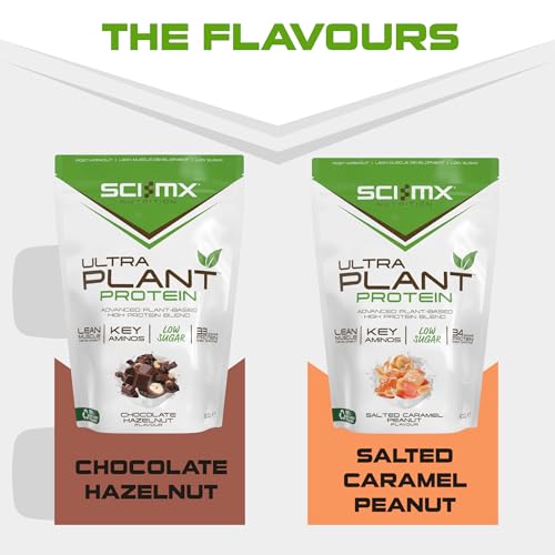 SCI-MX Ultra Plant - Salted Caramel Peanut Flavour Vegan Protein Powder Blend + Vitamin B Complex SCI-MXBuy Supplements Australia