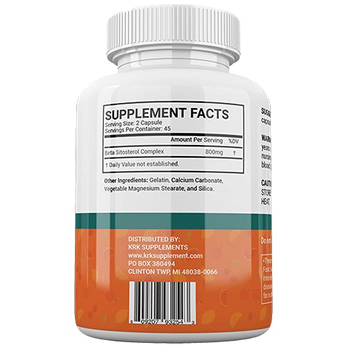 KRK SUPPLEMENTS Bundle Combo for 3 Total Bottles of Beta Sitosterol 800mg KRK SUPPLEMENTSBuy Supplements Australia