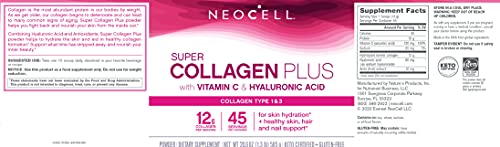 NeoCell Super Collagen Powder, Collagen Plus includes Vitamin C & Hyaluronic Acid NeoCellBuy Supplements Australia