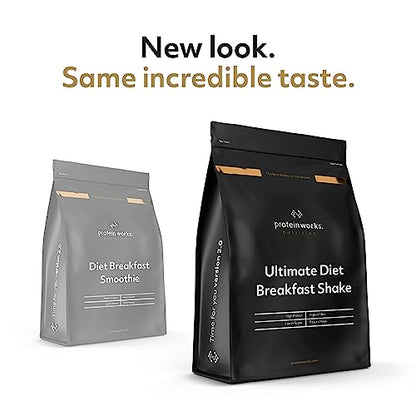Protein Works - Ultimate Diet Breakfast Shake | Low Calorie Breakfast Shake | Low Sugar High Protein Breakfast Protein WorksBuy Supplements Australia