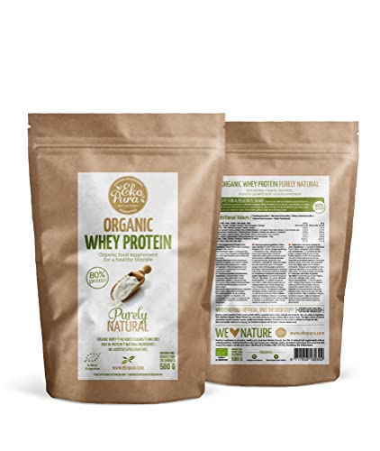 Ekopura Organic Whey Protein 500g | 80% Protein | Hormone Free, GMO-Free, Soy-Free, Additive Free EkopuraBuy Supplements Australia