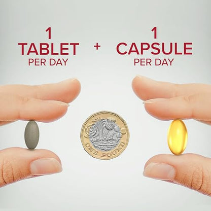 Seven Seas Omega-3 & Multivitamins Man, With B Vitamins and Magnesium, 30-Day Duo Seven SeasBuy Supplements Australia
