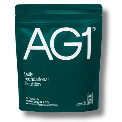 AG1 Greens Powder Refill Pouch – 75 Vitamins, Multivitamin & Probiotic | Gut Health Support | Vegan, Keto, Gluten Free | Athletic Greens Supplement - Pouch Only, Classic Formula AG1 buy supplements Au